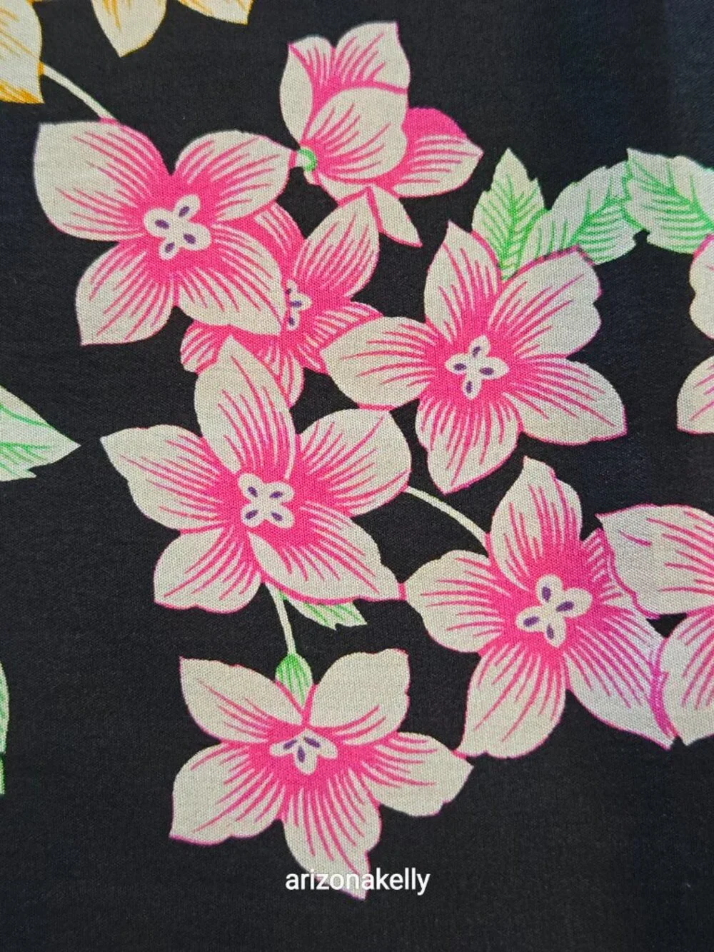 Albert Nipon Silk Scarf Spring Flowers Floral